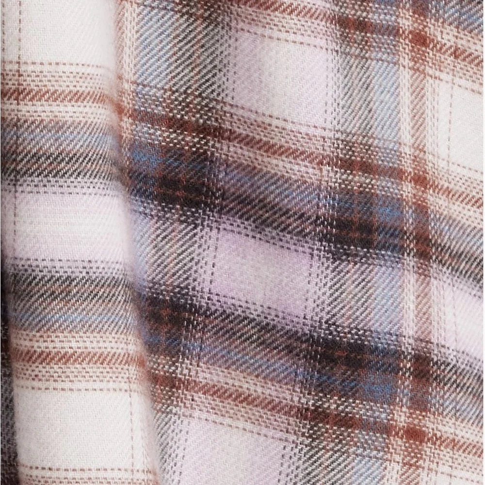 New Urban Outfitters Plaid Flannel Shirt Size Large - Picture 4 of 5